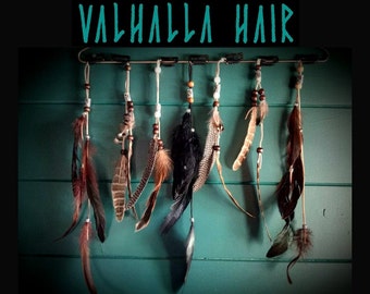 VALKYRIE WINGS - Viking Feather Hair Clips