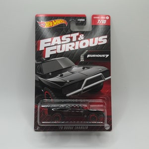 Hot Wheels Fast & Furious &#39;70 Dodge Charger - Gift for collectors