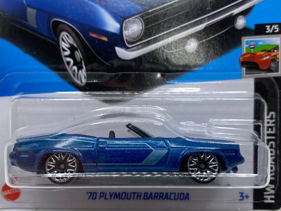 Hot Wheels '70 Plymouth Barracuda Convertible Die-cast Car 20/250