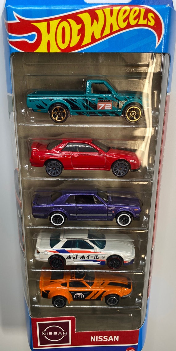Hot Wheels Nissan 5-pack - Gift for Collectors - Etsy