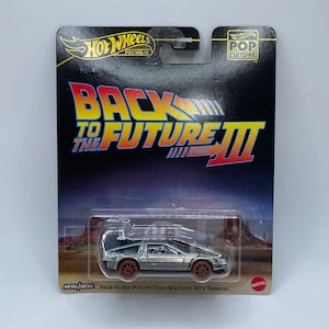 Hot Wheels Premium Zurück in die Zukunft 3 Delorean - Geschenk für Sammler