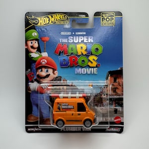 Hot Wheels Super Mario Plumber Van - Gift for collectors
