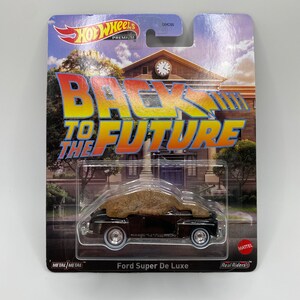 Hot Wheels Back to the Future Premium Ford Super De Luxe Black - Gift for Collectors