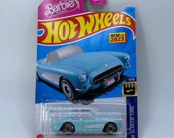 Hot Wheels Barbie la Película 1956 Corvette Azul Regalo para