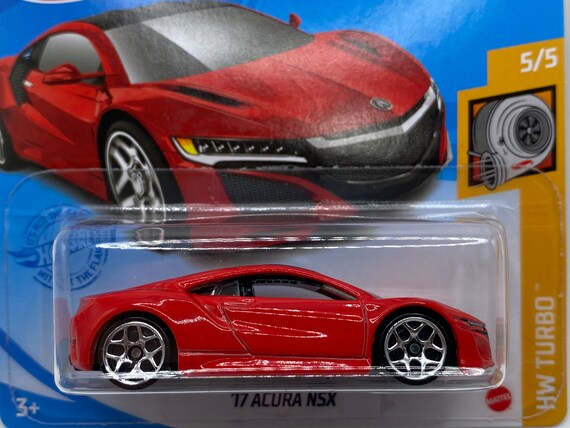 1:64 Scale Car Hot Wheels '17 Acura NSX Red 1:64 Scale Die-Cast