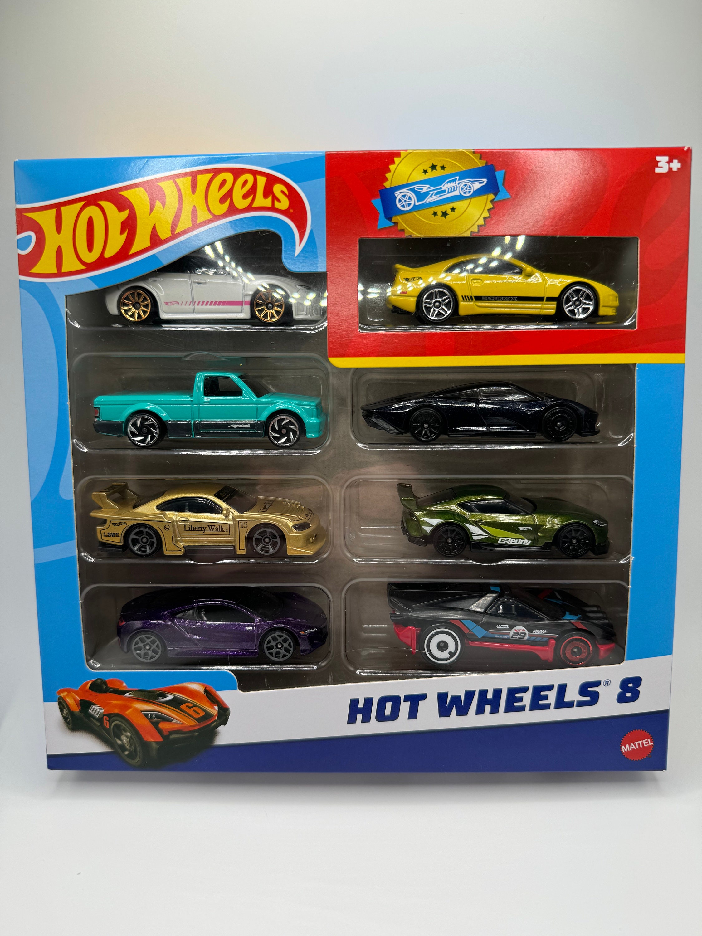Hot Wheels 8-pack 1:64 Scale Die-cast Cars - Etsy