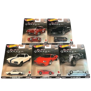 Hot Wheels Premium Jay Leno&#39;s Garage Full Set 1-5 - Gift for collectors