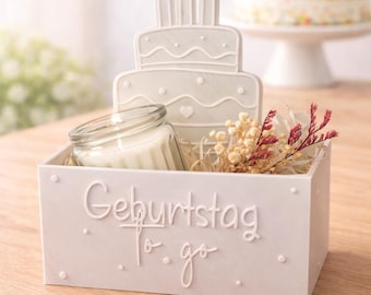 Geschenkbox | Geburtstag | Geburtstagsgeschenk  | Kerze | Kleinigkeit | Mitbringsel