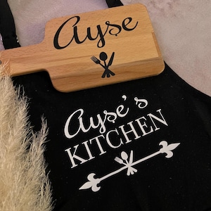 Personalized name apron, personalized name apron, personalized apron, apron for women, apron for men, kitchen apron