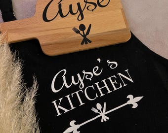 Personalized name apron, personalized name apron, personalized apron, apron for women, apron for men, kitchen apron