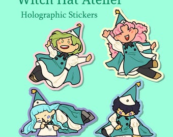 Witch Hat Atelier Die Cut Stickers - Qifrey's Apprentices