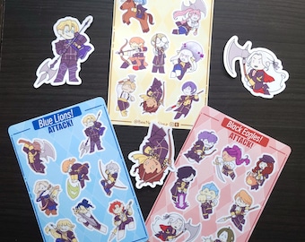 Fire Emblem Three Houses Students Attack-stickers