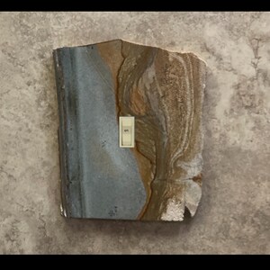 Unpolished Picture Jasper Light Switch or Outlet Cover