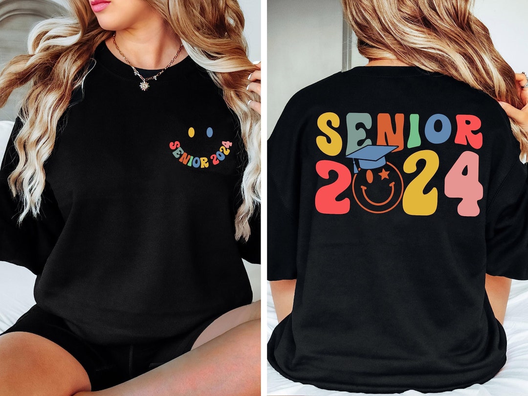 Camisa Senior 2024 Camisa de graduación 2024 Camisa Groovy Etsy México