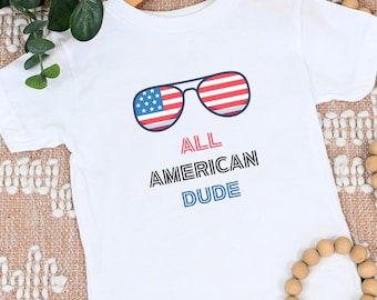 American Dude Shirt, Fourth of July Kids Shirt, 4 juli Peuter, Boy 4 juli Shirt, 4 juli Shirt, Boy Shirt, Independence Day