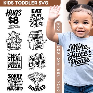Bundle Svg pour tout-petits drôles enfants Svg cool enfants sarcastique Svg tout-petits Svg impertinent Svg enfants drôles dessins Svg coupe fichiers pour Cricut