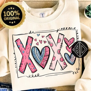 XOXO Valentine Png, Lindo Valentine Png, Feliz Día de San Valentín, Regalo de San Valentín png, Letras Doodle de San Valentín Png, Divertido San Valentín, Cupido Png