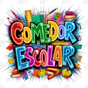 Escuela Bundle PNG,  Back to School Bundle, Kindergarten, School Grade Level, Happy First Day Of School, School Png, Retro School