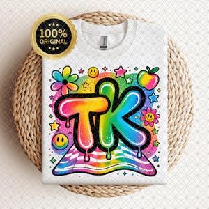 Profesor de TK PNG, Regreso a la escuela PNG, Diseño de camiseta PNG, Maestros, Garabato brillante, Retro, Cita divertida de maestro, Jardín de infancia de transición PNG