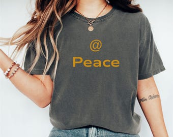 At Peace T-Shirt, Serene Tee, Meditation Shirt