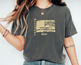 Military Brat Shirt, Patriotic Tee | Military Family Pride T-shirt