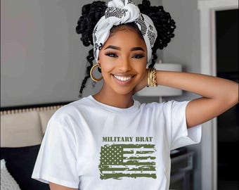 Military Brat Shirt, Patriotic Tee | Military Family Pride T-shirt