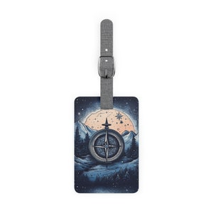 Saffiano Polyester Luggage Tag, Rectangle