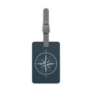 Saffiano Polyester Luggage Tag, Rectangle