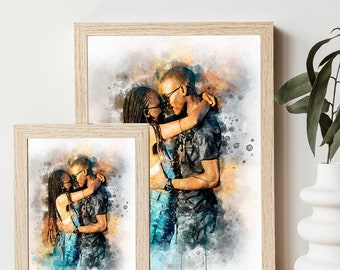 wedding anniversary gift for couples, 1 year anniversary gift for husband, anniversary for gifts for him her art anniversary decor date art