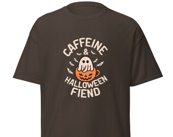 Spooky Ghost Coffee T-Shirt - Funny Halloween Tee