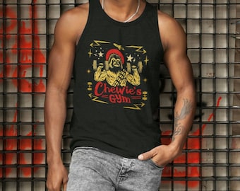 Chewie's Gym Tank Top, Sci-Fi Workout Shirt