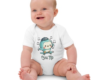 Organic cotton baby bodysuit