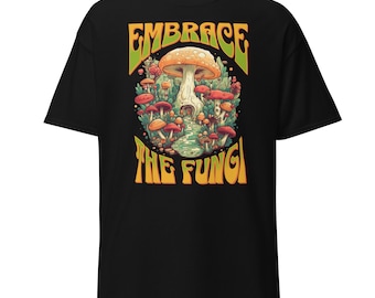Mushroom Retro Psychedelic T-Shirt of Magic Mushroom Shirt for mushroom lover T-Shirt for Psychonaut T-Shirt for trippy vibes shirt boho top