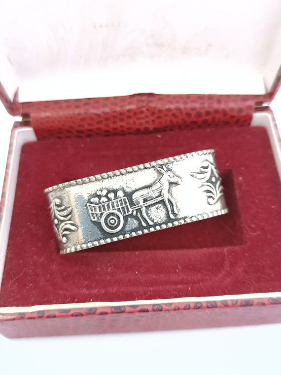 ヴィンテージ ポルトガル 925 スターリング シルバー ナプキン リング