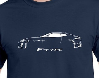 Jaguar F TYPE Inspired Shirt for Jaguar Sports Car Enthusiast Minimalist Designed Tee