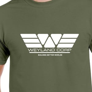 Camiseta de Weyland Corp inspirada en la película Prometeo de 2012