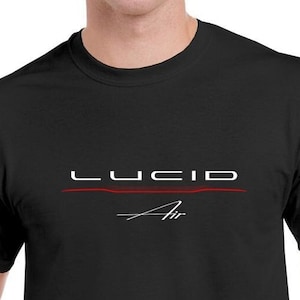 Lucaid AIR Inspired Minimalist T-Shit for EV Enthusiast Electric Car Gift for Car Lovers