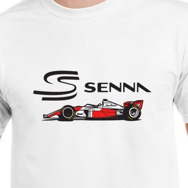 A. Senna Mclaren Honda International F1 Championship Team Shirt