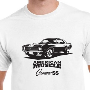 1969 Camaro SS Inspired Shirt American Muscle Cars COPO Camaro Tee