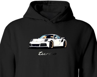 Pull à capuche 911 Turbo pour les amateurs de voitures GT