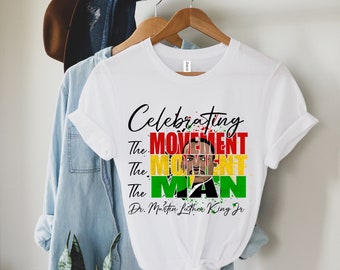 MartinLuther King die Bewegung, das Moment T-Shirt, Martin MartinLuther King Jr