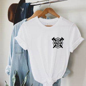 Firefighter T-shirt, Fire Department Shirt, Gift For Fireman,Fire Dept. Logo Shirt, Fire Fighter Gift, Fireman Shirt,Gift For Fireman Active