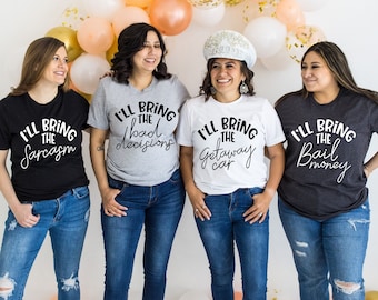 Girls Trip Shirts, Girls Weekend Shirts, I'll Bring The Alcohol Shirts, Girl Group Vacation, Girls Party Shirts, Girls Holiday Group Shirts