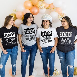 Girls Trip Shirts, Girls Weekend Shirts, I&#39;ll Bring The Alcohol Shirts, Caution Girls Trip In Progress,Caution May Contain Alcohol