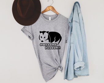 Camiseta de zarigüeya, camisa de zarigüeya divertida, camisas de zarigüeya impresionantes, camiseta de animal divertida, regalo de amante de zarigüeya, camiseta linda de zarigüeya, camiseta de zarigüeya impresionante