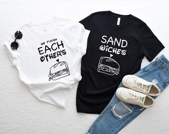 Vi avslutar varandras smörgåsar parskjortor, Disney parskjortor, Vi avslutar varandras smörgåsar matchande parskjortor