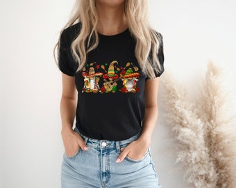 Cinco De Mayo Gnomies Shirt,Mexican Gnomes Lover,Cute Gnome Cinco De Mayo Shirt,Sombrero Mustache Mexian Fiesta Party Gift Shirt