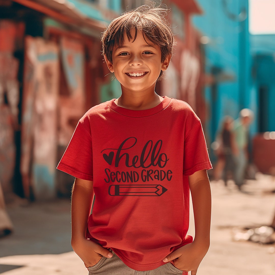 2nd Grade Shirt Boys and Girls Back to School Tee Kids Etsy