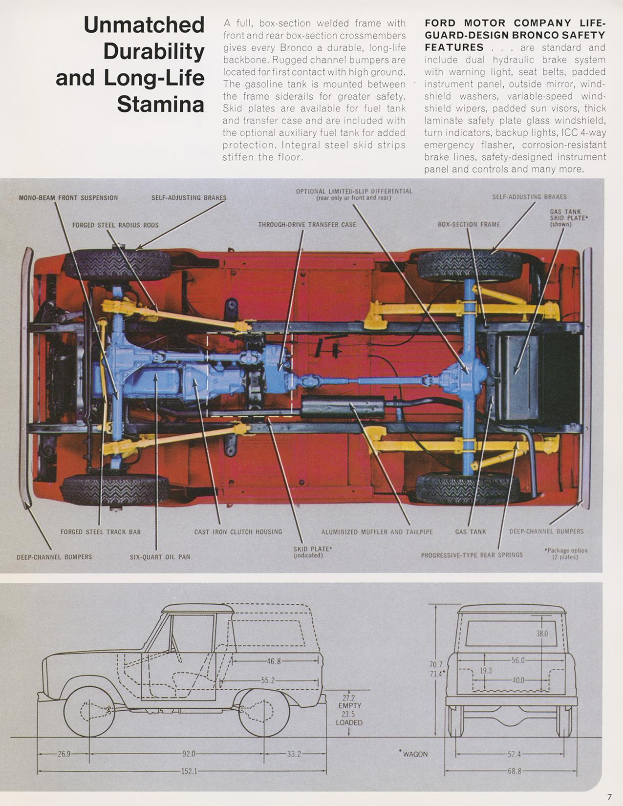 1967 Ford Bronco Brochure Pdf File 8 Pages - Etsy