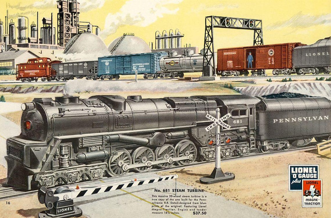 1953 Lionel Trains Consumer Catalog Original Pdf File 21 Pages Etsy